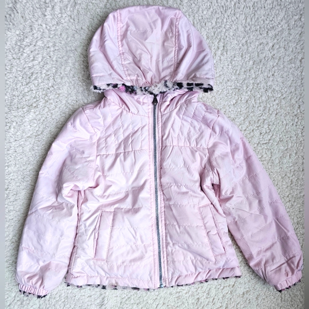 Girls London Fog Reversable Jacket Size 5/6